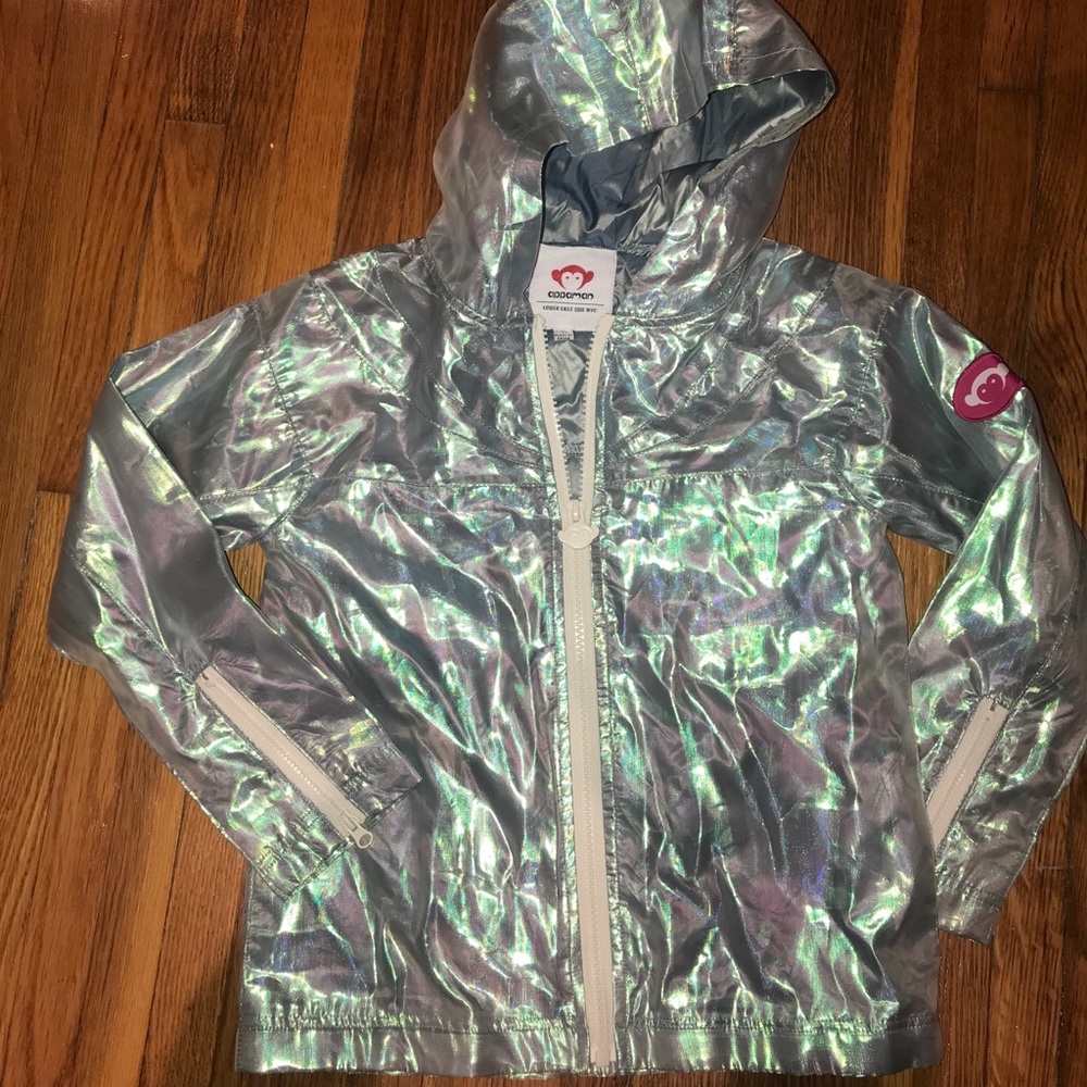 Appaman Girls spring iridescent jacket NWOT sz7